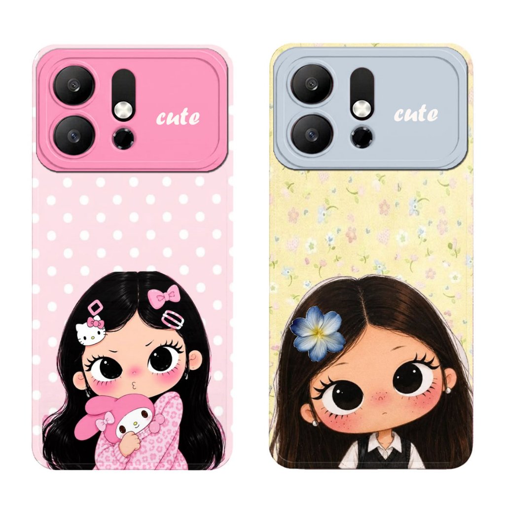 เคสน่ารัก Hp Itel A100Cs ล่าสุด 2026 100% ด้านข้าง Softcase ซิลิโคน Itel A100Cs A100C ทุกรุ่น Hp N 2