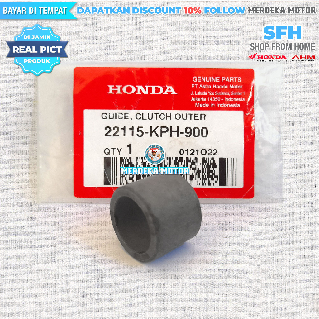 Revo 110 FI คู่มือคลัตช์ด้านนอก New Revo 110 K03 บูชคลัทช์ที่อยู่อาศัย Revo FI Original Honda AHM 22