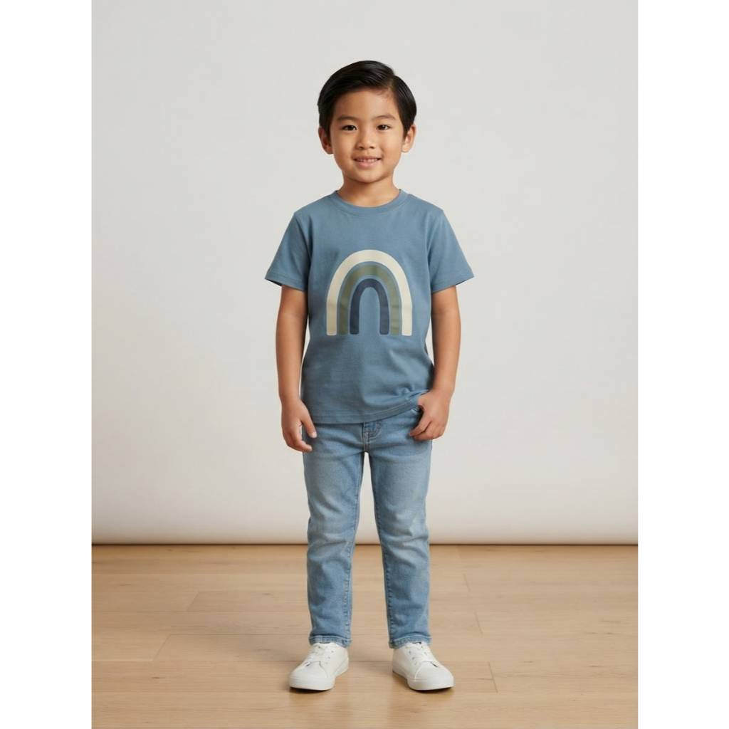 Woozoo Harmony เสื้อผ้าเด็กชายและเด็กหญิง - สีฟ้า