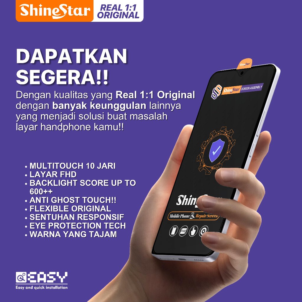 SHINESTAR LCD INFINIX HOT 50 5g, X6720, HOT 50i, X6531, HOT 60i, HOT 60i NFC, SMART 9, SMART 9 HD, S