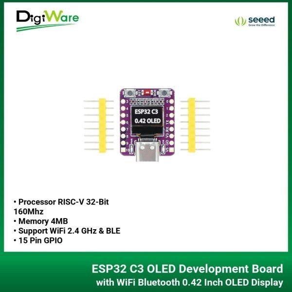 ESP32 C3 บอร์ดพัฒนา OLED พร้อมจอแสดงผล OLED ขนาด 0.42 นิ้ว