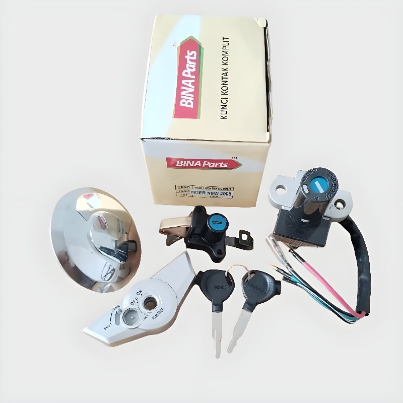 IGNITION KEY PLUS TANK CAP สําหรับ OLD TIGER COMPLETE BINA PARTS