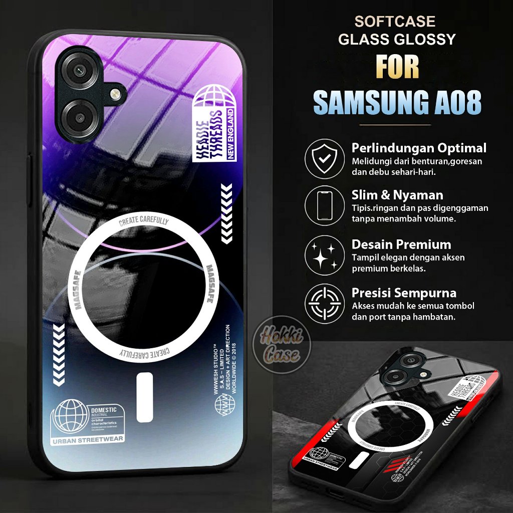 เคส Samsung A08 - เคส Samsung A08 Glass Softcase - เคส Samsung A08 - เคส Samsung A08 - ซิลิโคน Samsu