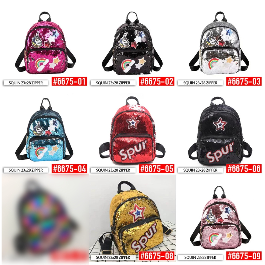ROBBAGS - 6674 - BATAM BAGS - กระเป๋านําเข้า - CHILDRENS BAGS - PONY UNICORN - SCHOOL BAGS USAP