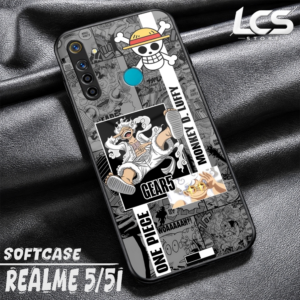 Softcase REALME 5 Casing Glossy REALME 5I Case Glossy Cessing Hp Protector Hp Accessories
