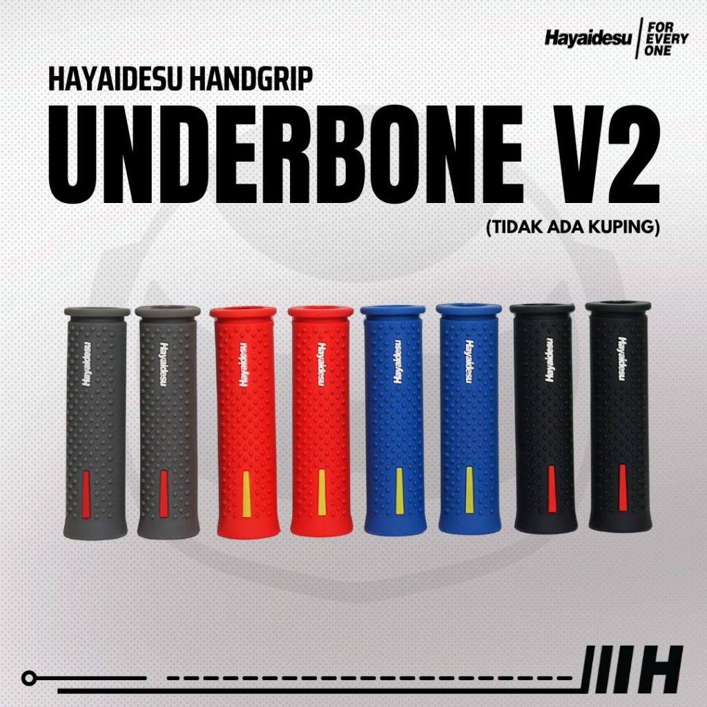 ปลอกแฮนด์ UNDERBONE V2 - ปลอกแฮนด์สําหรับกีฬาและมอเตอร์ไซค์อัตโนมัติ ADV, PCX, NMAX, Aerox, Ninja, Zx, CBR, R25, GSX (ปลายเปิด) HAYAIDESU (ขวาและซ้าย)