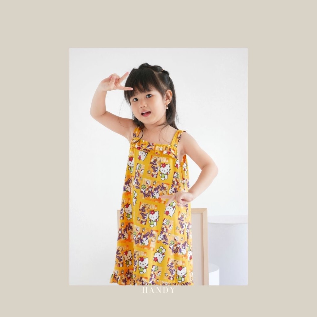 KITTY Homewear Dress - Hello Kitty Homewear Dress HANDYKIDSWEAR HD-04