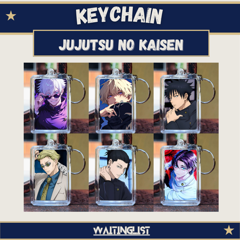 GANTUNGAN พวงกุญแจ พวงกุญแจอนิเมะ Jujutsu no Kaisen - Gojo- Sukuna - Suguru Gato - Nanami