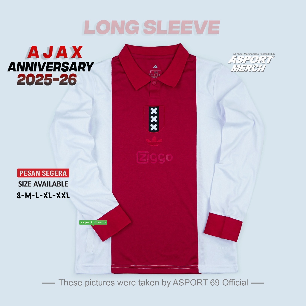 AJAX ANNIVERSARY JERSEY 125 ปีแขนยาว
