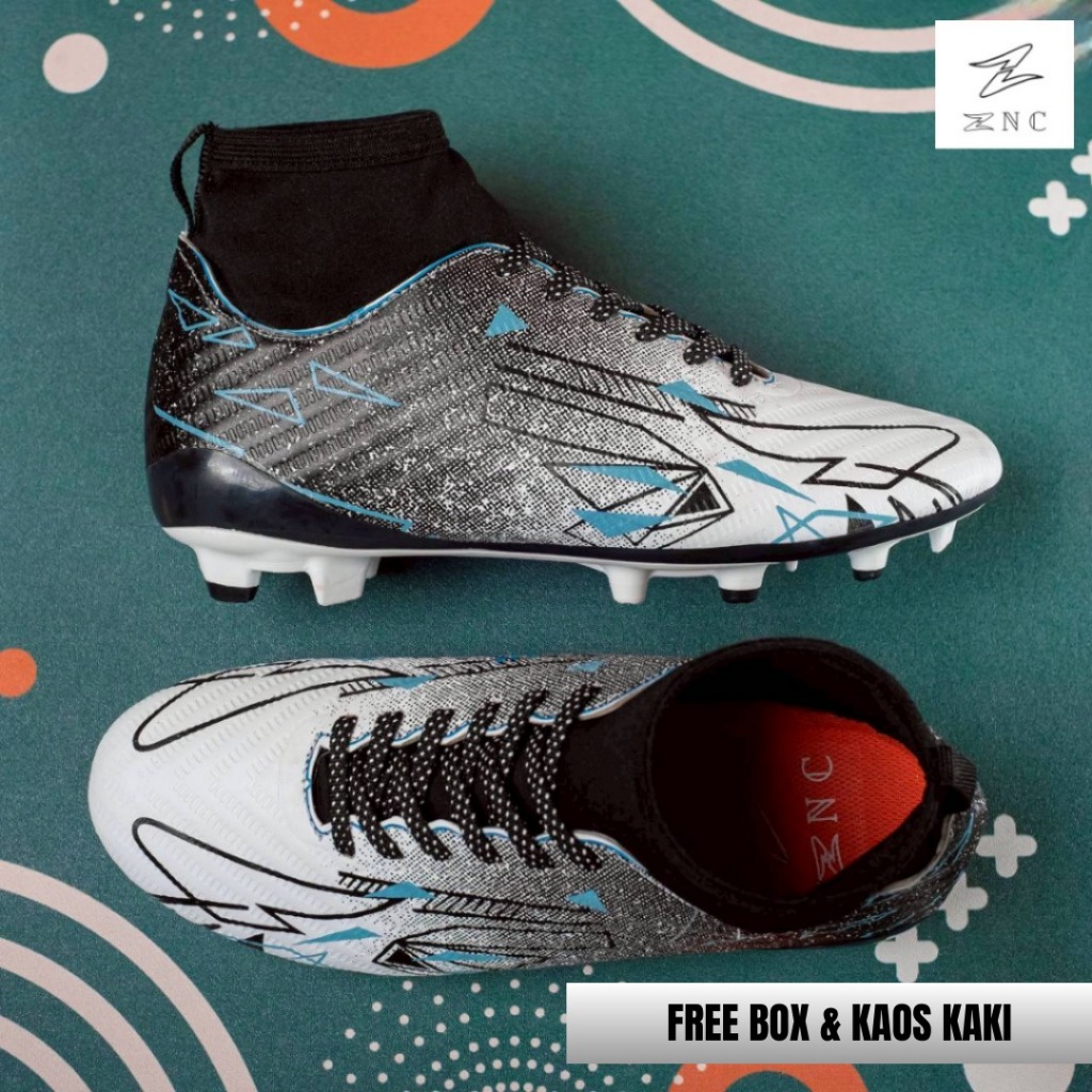 ZNC - รองเท้าฟุตบอลกีฬา FG สําหรับผู้ชายใหม่