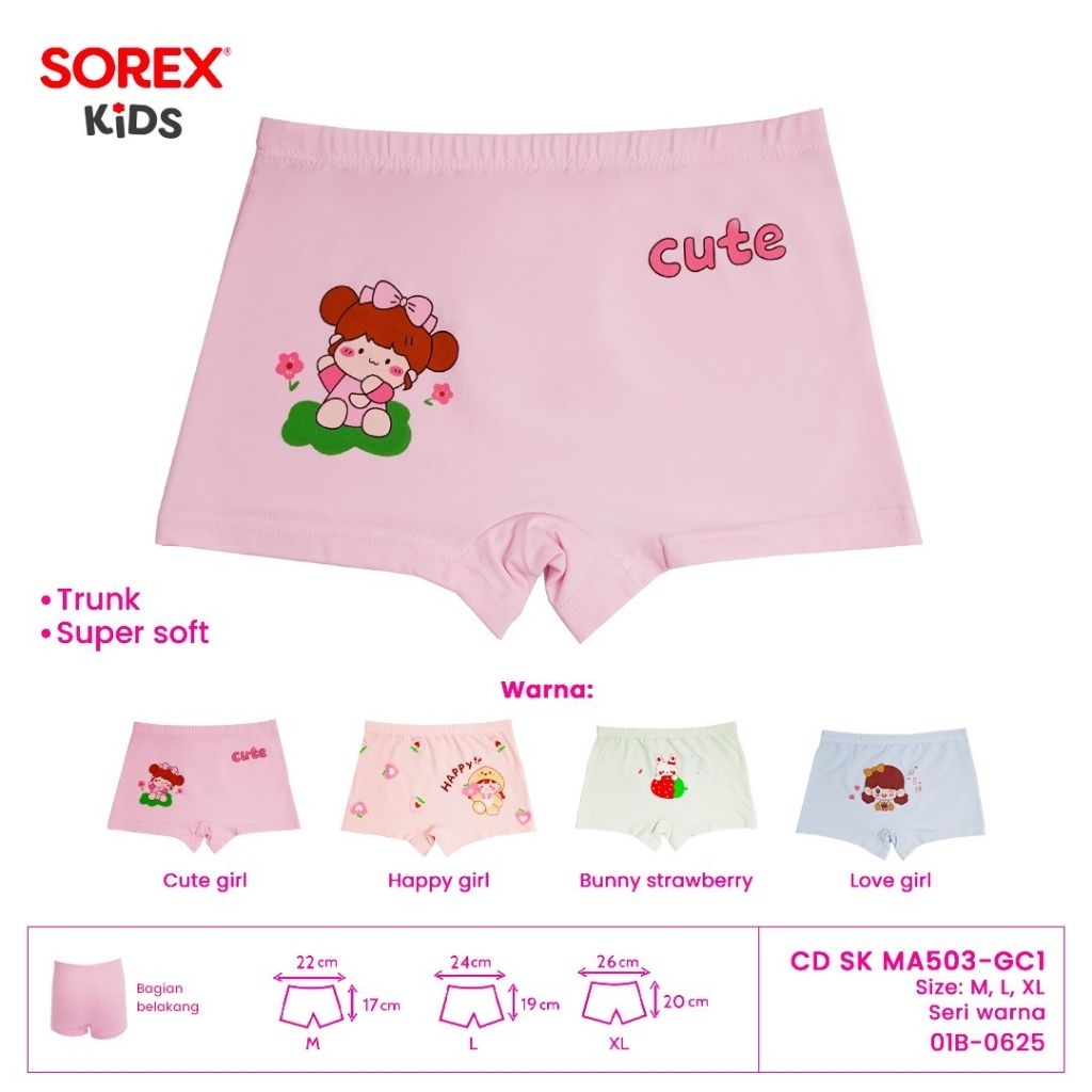 Sorex Kids Girl Boxer Briefs 503.571,507