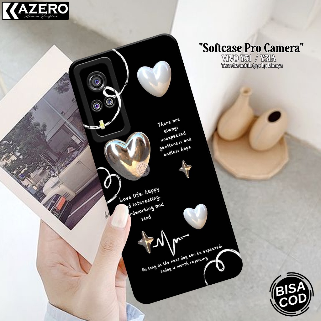 Softcase Hp VIVO Y51 / Y51A เคสแฟชั่นล่าสุด Aesthetic Case VIVO Y51 / Y51A เคสซิลิโคน Pro เคส VIVO Y