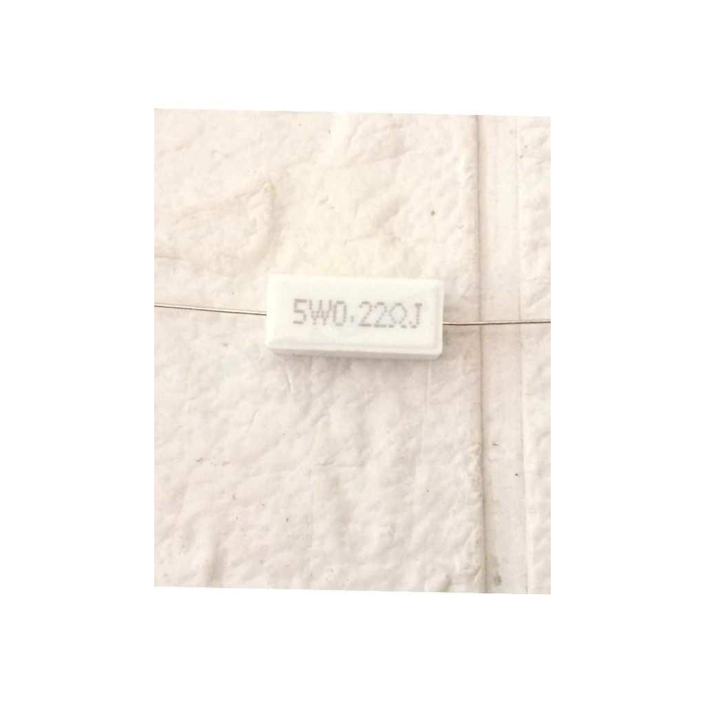 CHALK RESISTOR/ R 5W II 0.22 โอห์ม