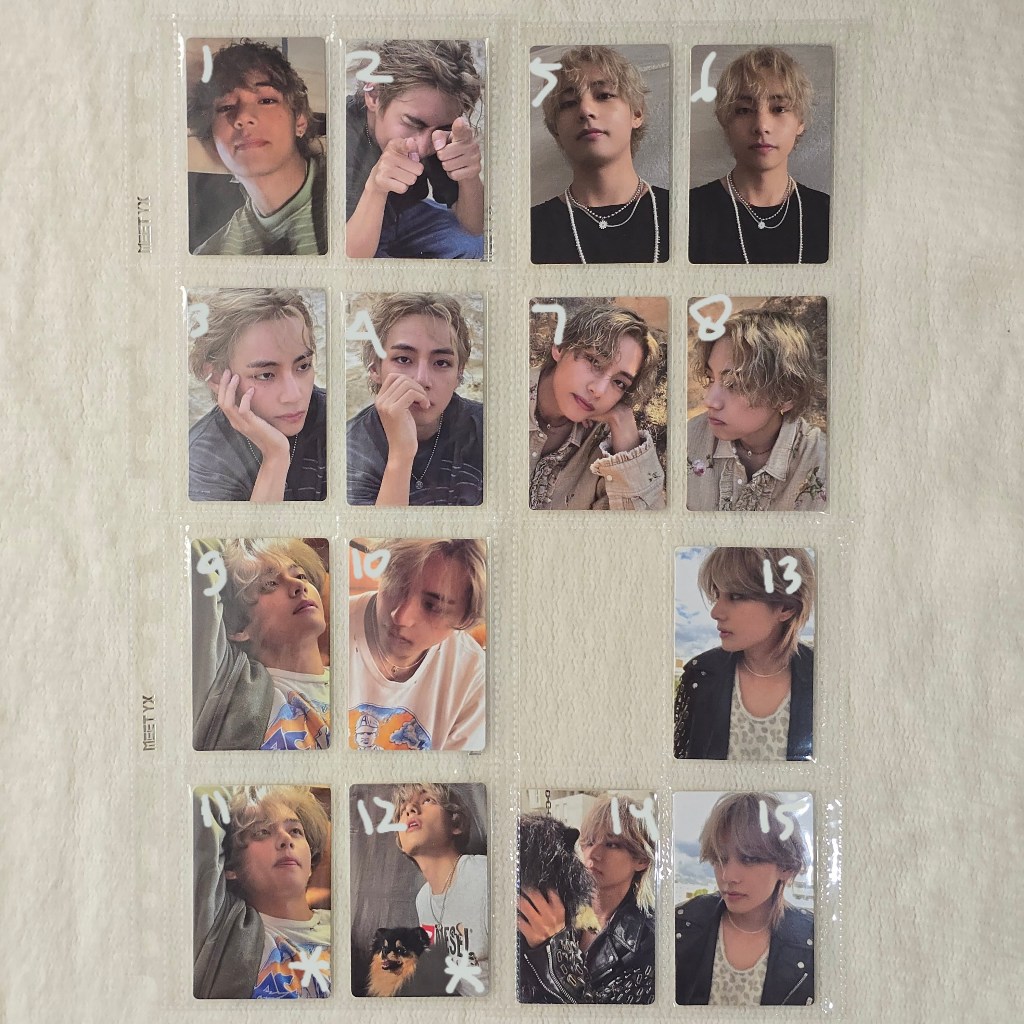 BTS Layover V Taehyung Photocard PC