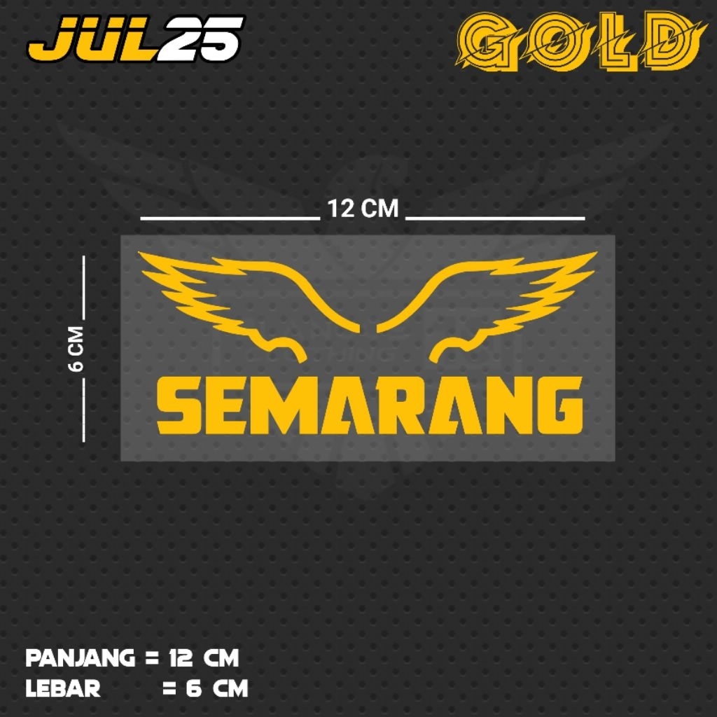 สติ๊กเกอร์ตัด SEMARANG / JUL25 JTG