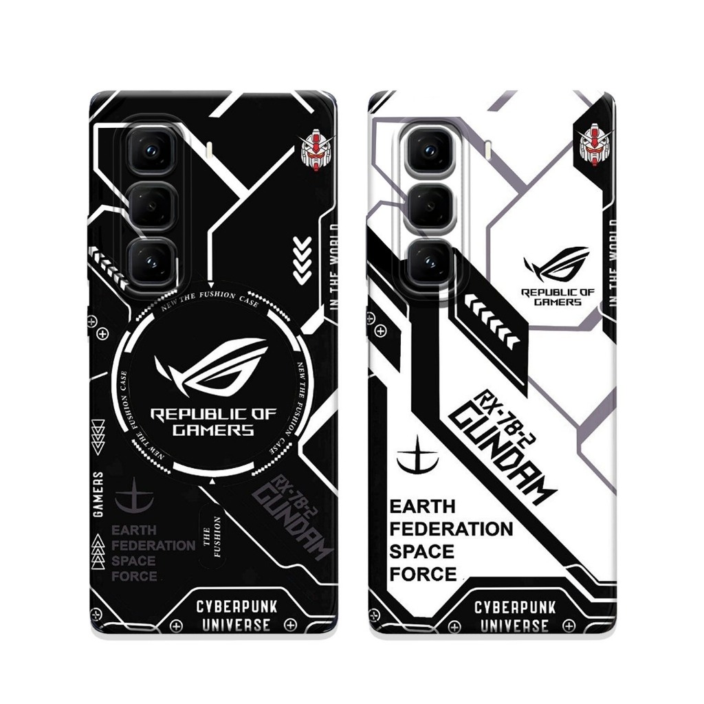 เคสที่รองรับ HP Viralcase.id88 สําหรับ Infinix Hot 60 / Hot 60i - R0G Motif เคสโทรศัพท์ - ซิลิโคนป้อ