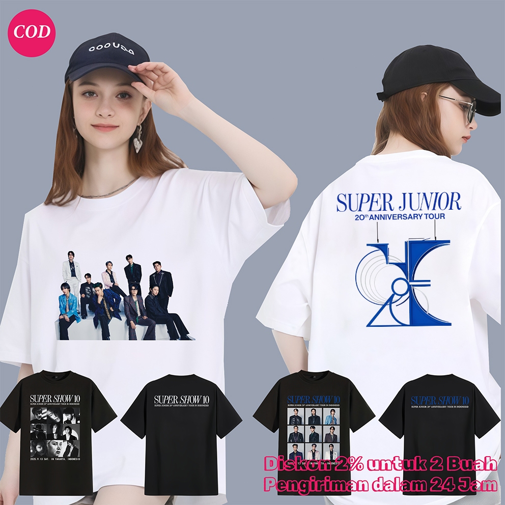 เสื้อยืดลาย 20th Anniversary Super Junior Concert 2025 ตัวเลือกคอลเลกชันสําหรับแฟนๆ
