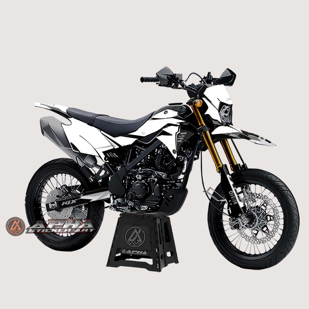 KAWASAKI KLX D-TRACKER BF MOTORCYCLE DECAL STICKER DESIGN 09