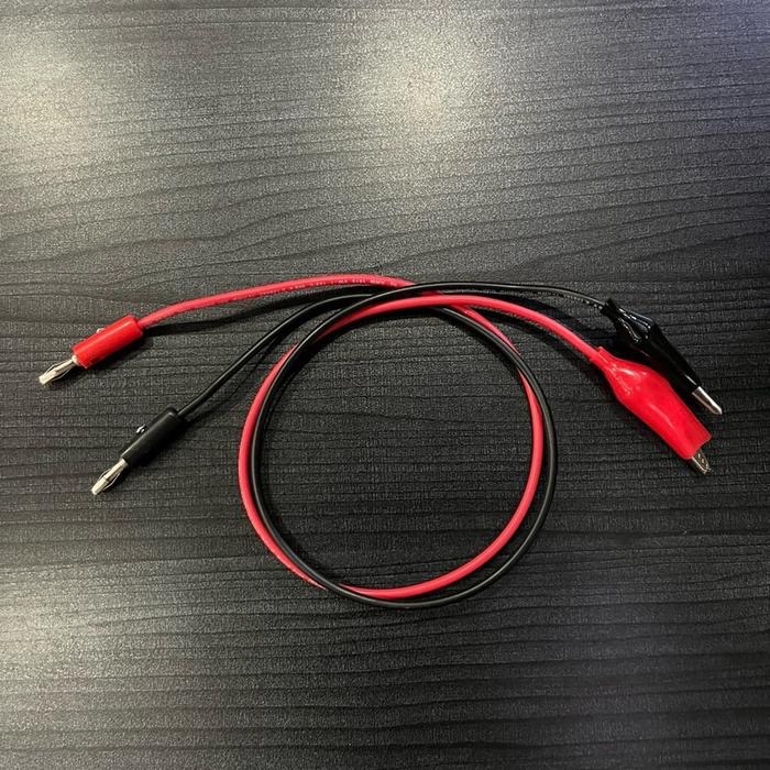 สาย Banana Jack to Crocodile Clamp (AWG 16) สําหรับเลิกความต้องการเครื่องมือ จ่ายไฟ และอื่นๆ,