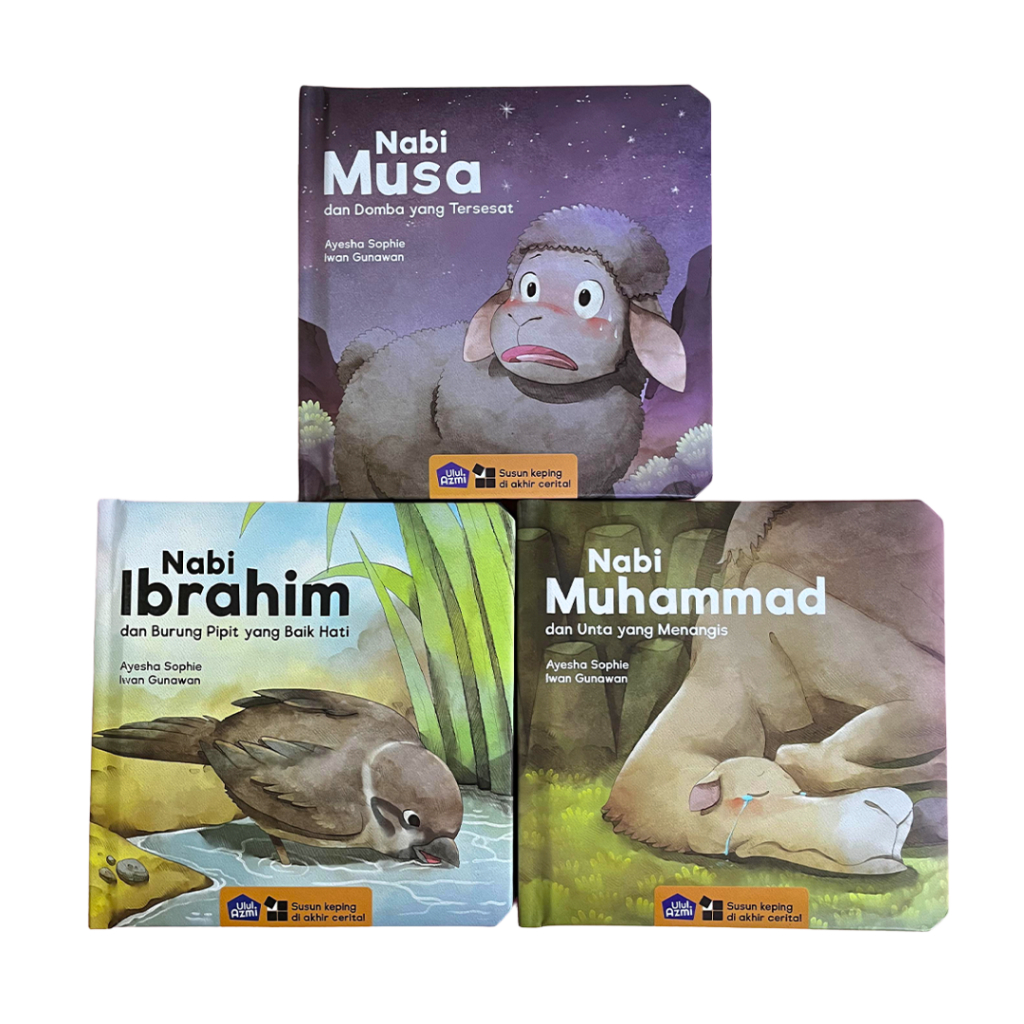 Mizan Boardbook Ulul Azmi Series (เหมาะกับชิ้นซ้อน)