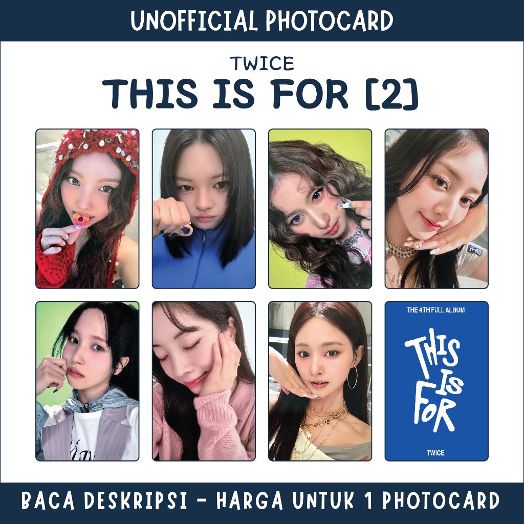 [UNOFFICIAL PHOTOCARD] TWICE - THIS IS FOR [2]