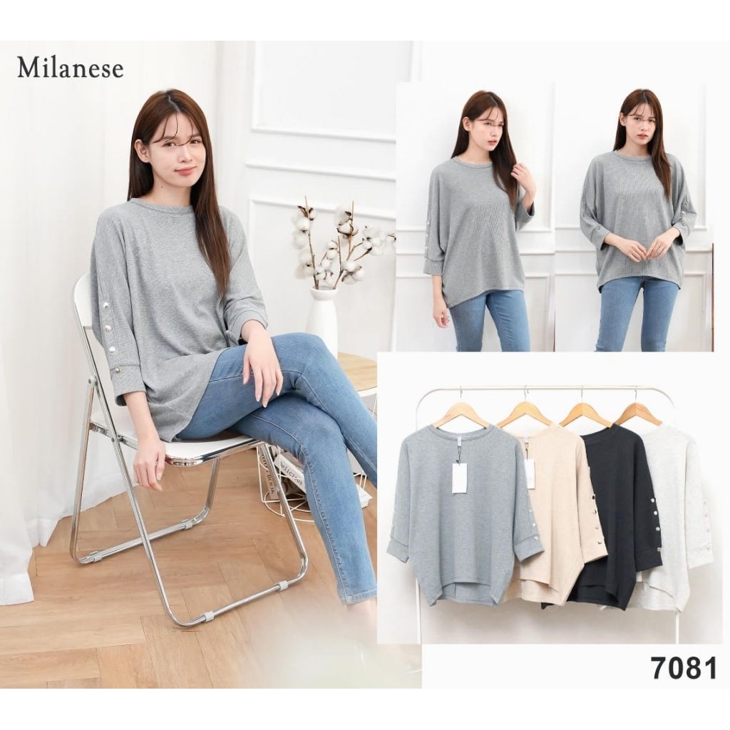 โดย MILANESE KALONG TOP MADE FROM Nellie KNIT MATERIAL