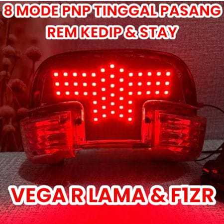 LED RUNNING STOP LAMP / OLD VEGA R RUNNING STOPLAMP / F1ZR 8 PNP INSTALLATION โหมด