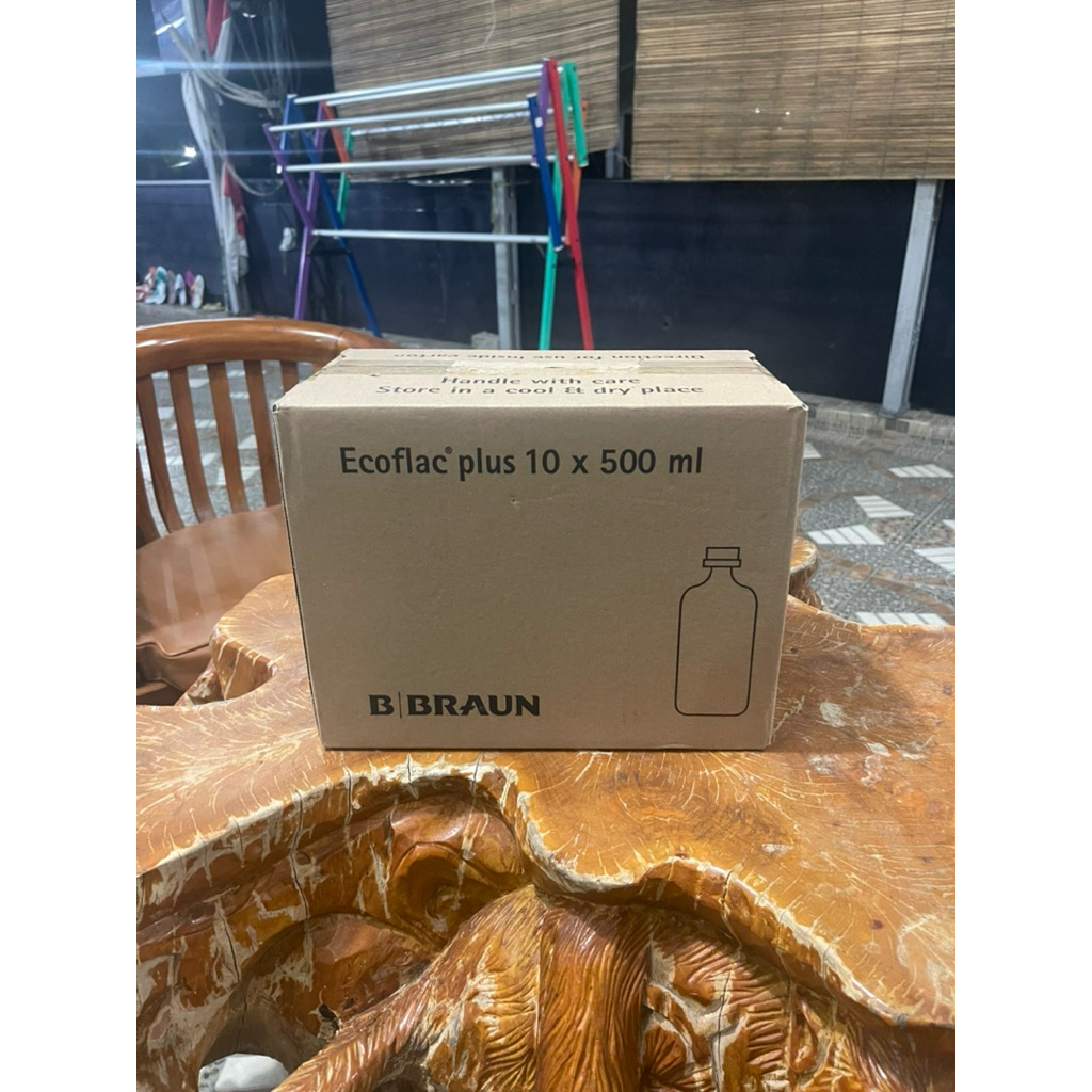 กระดาษแข็ง 29 ซม. x 17 ซม. x 22 ซม. (200) Bbraun 10x500ml Single Wall