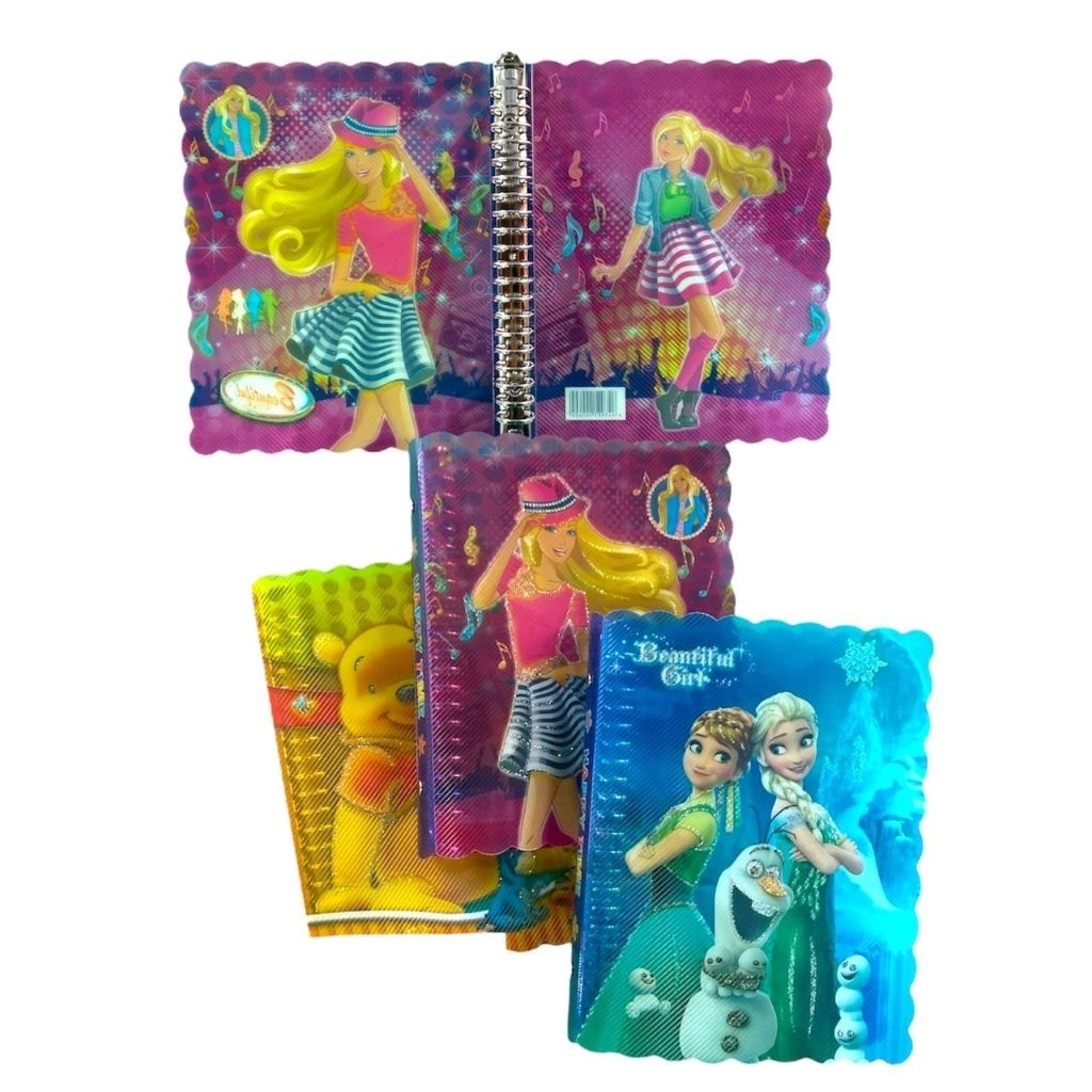 BINDER NOTE A5 3 DIMENSIONS/GLITER