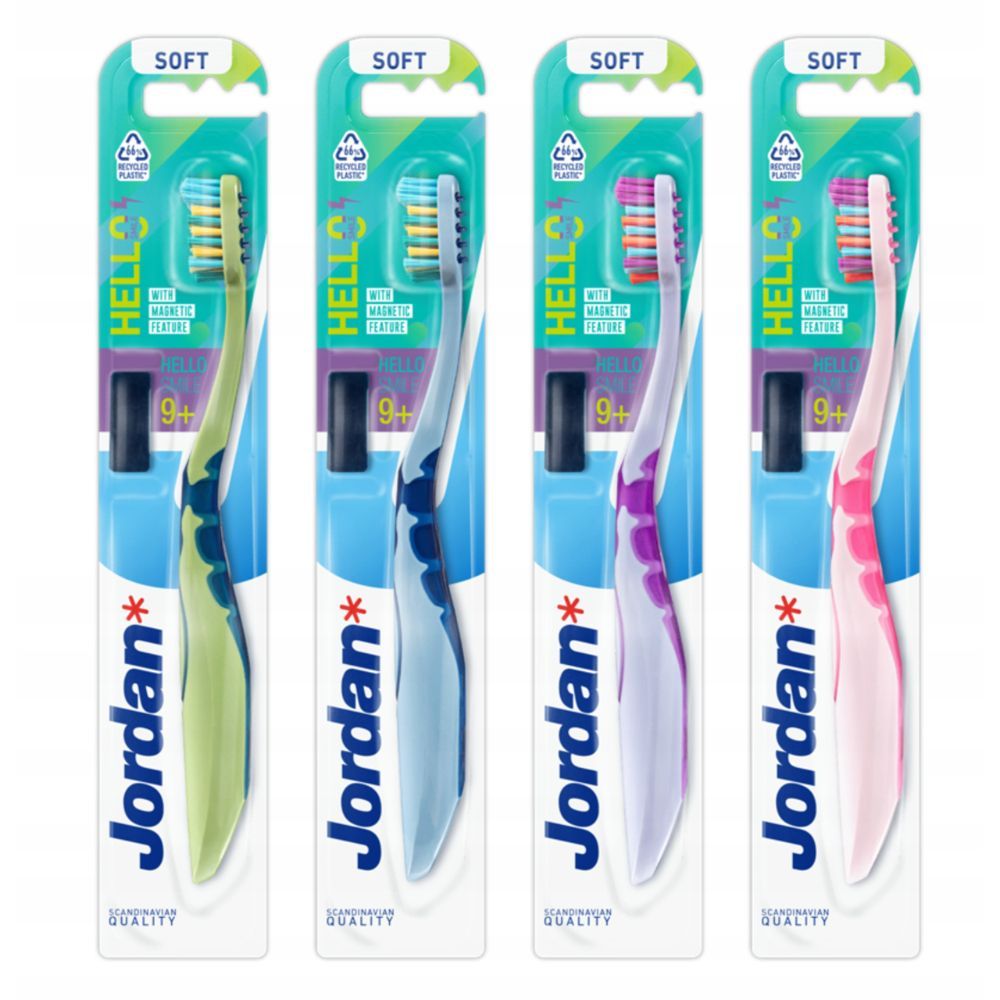 แปรงสีฟัน Jordan Hello Smile 9+