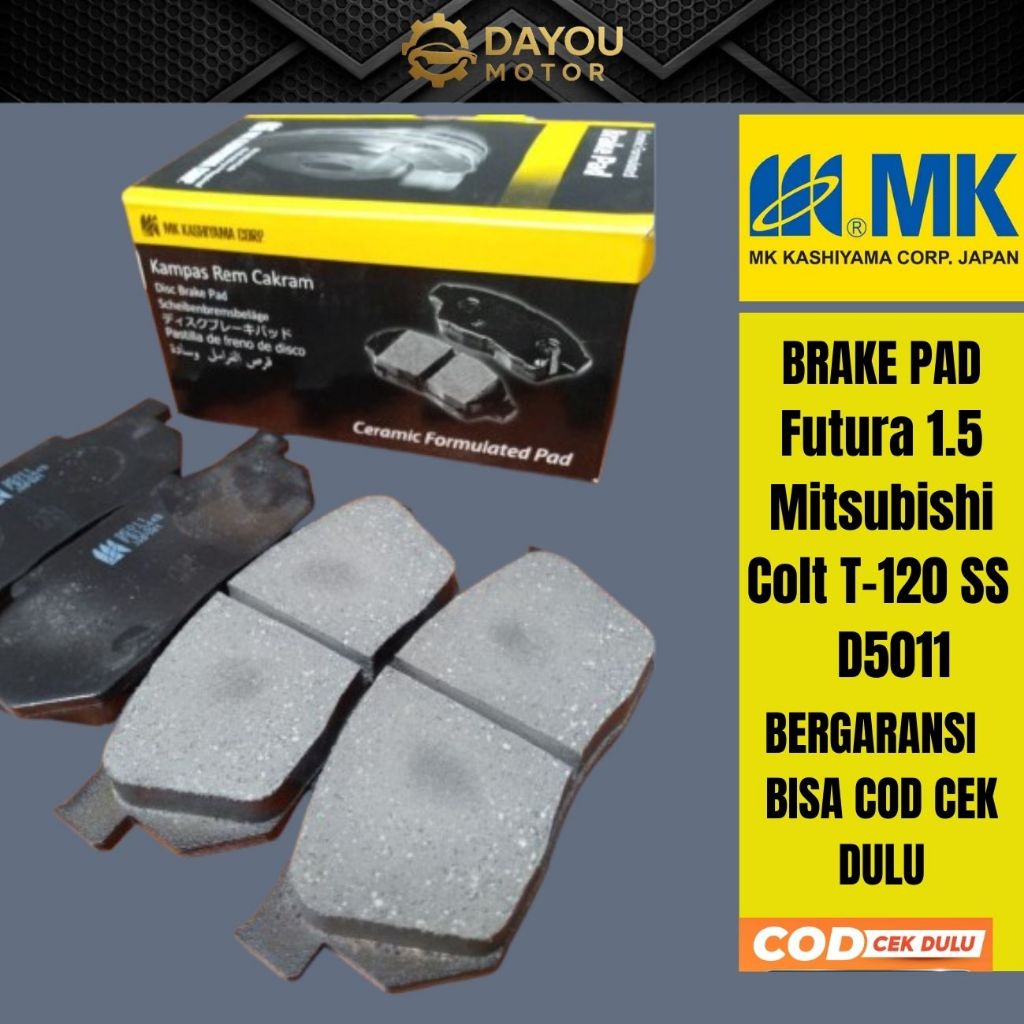 ผ้าเบรค / ผ้าเบรคหน้า FUTURA / T120SS / KARIMUN WAGON R MK KASHIYAMA D5011