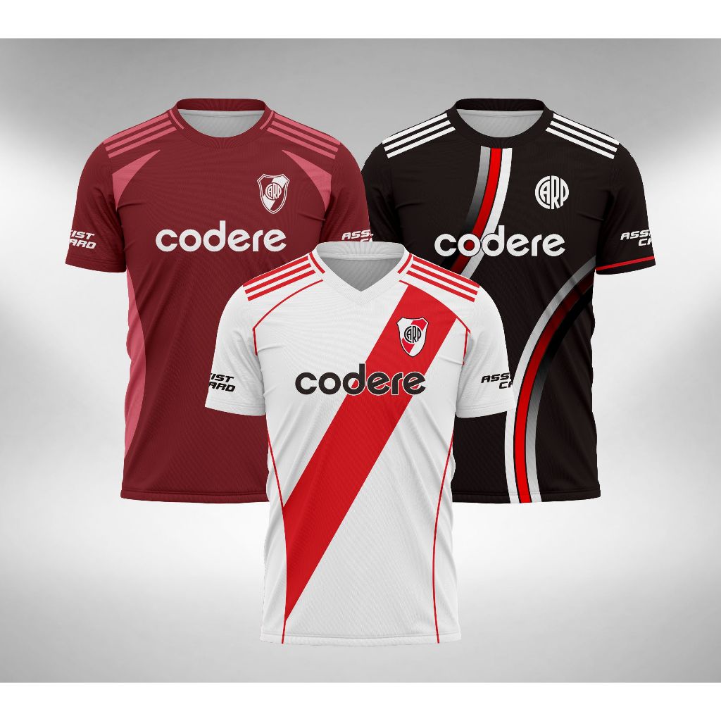 [Custom Teamwear] River Plate Home Away 3rd Jersey 2024 2025
