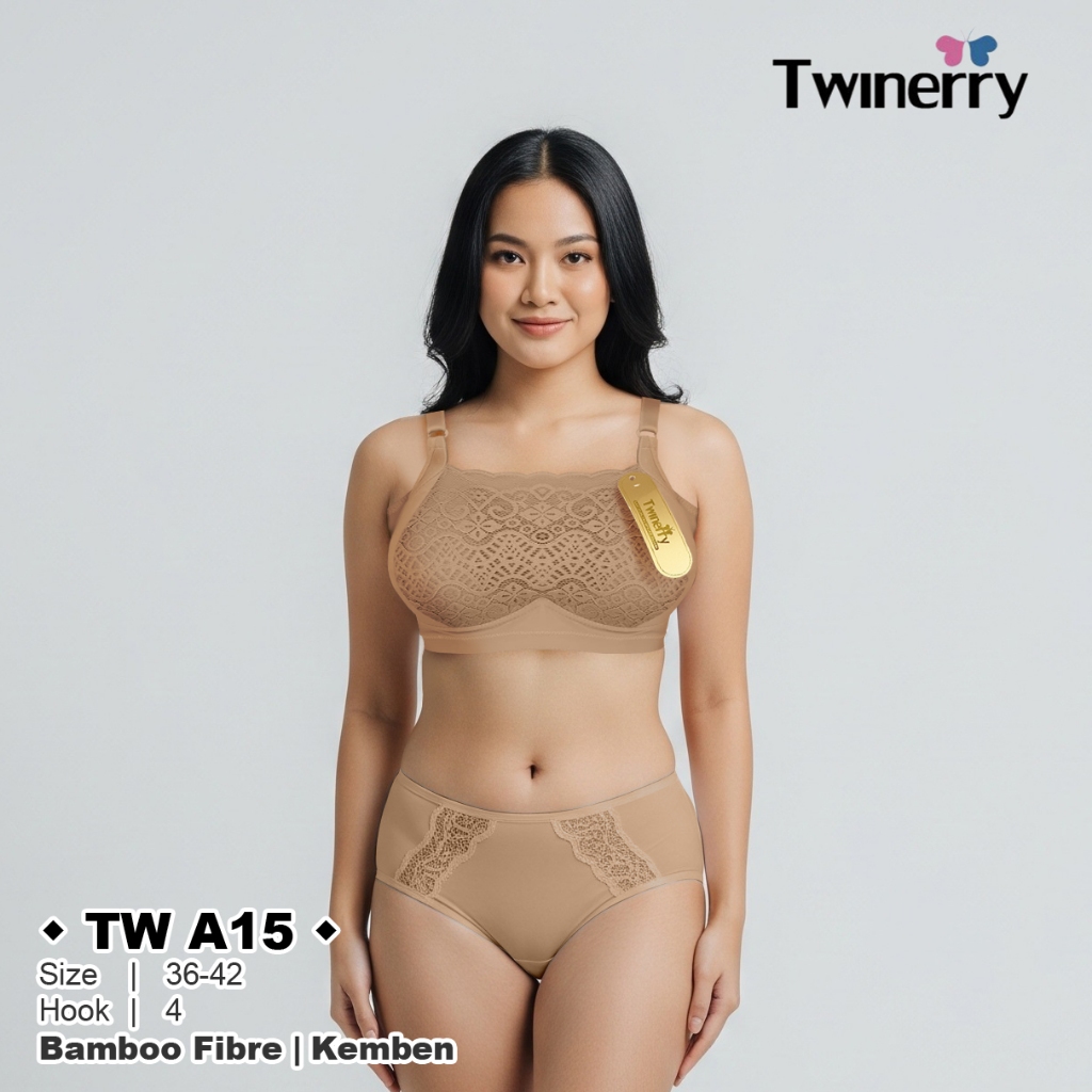 (3 ชิ้น) TWINERRY BRA A15 KEMBEN UK 36-46