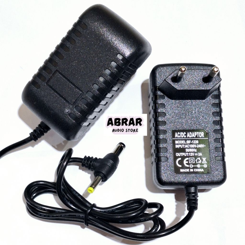 CHN Adaptor DC 2A 12V / 2A 9V / 2A 15V Big Small Tip T Jack