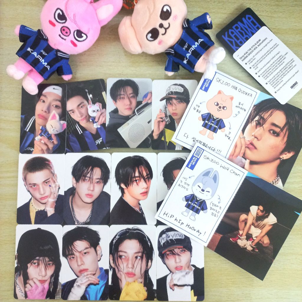 Photocard SKZ STRAYKIDS KARMA Skzoo อัลบั้ม photocard อย่างเป็นทางการ