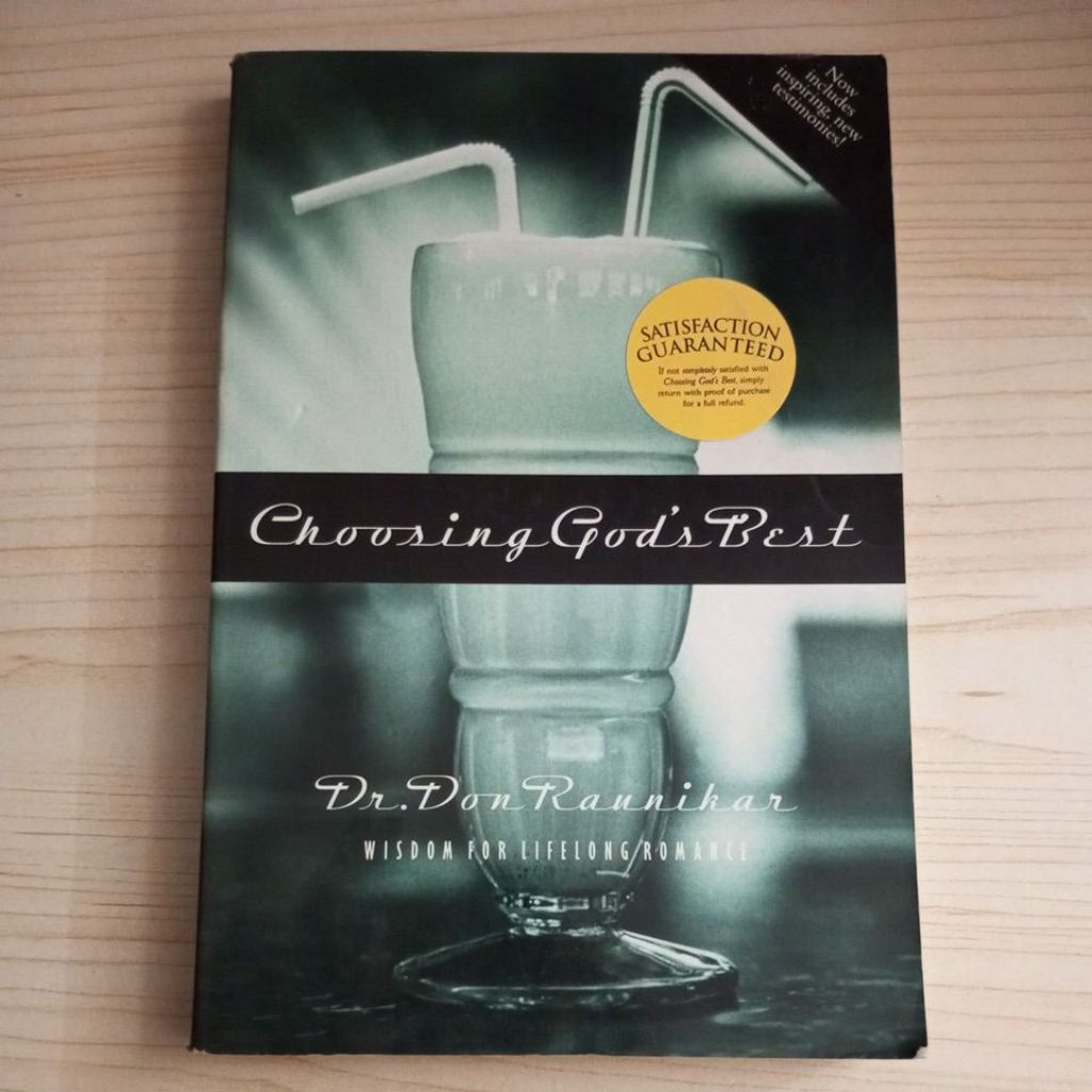 CHOOSE GODS BEST BY DR. รอน แรนนาการ์