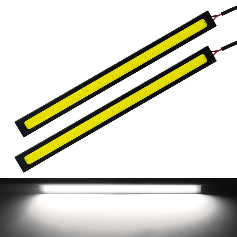 (2 ชิ้น) 17 ซม. 12v COB Plasma DRL ไฟ COB Led DRL