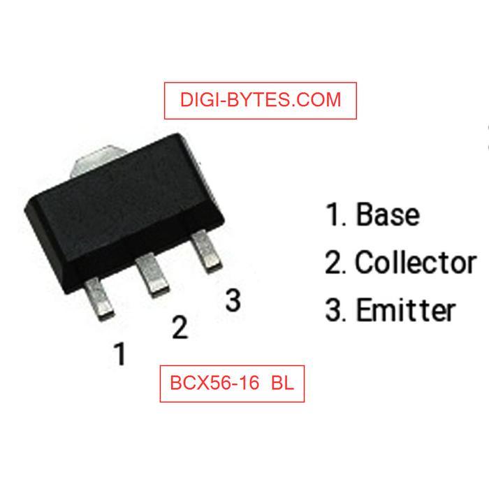 ทรานซิสเตอร์วัตถุประสงค์ทั่วไป BCX56-16 BL