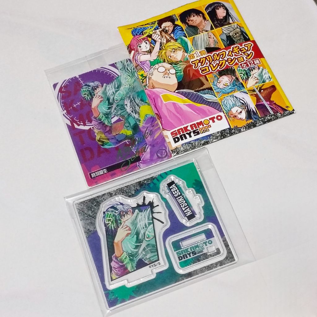Natsuki Seba อย่างเป็นทางการอะคริลิค Stande และการ์ดเวเฟอร์ Sakamoto Days Jump Shop Festival