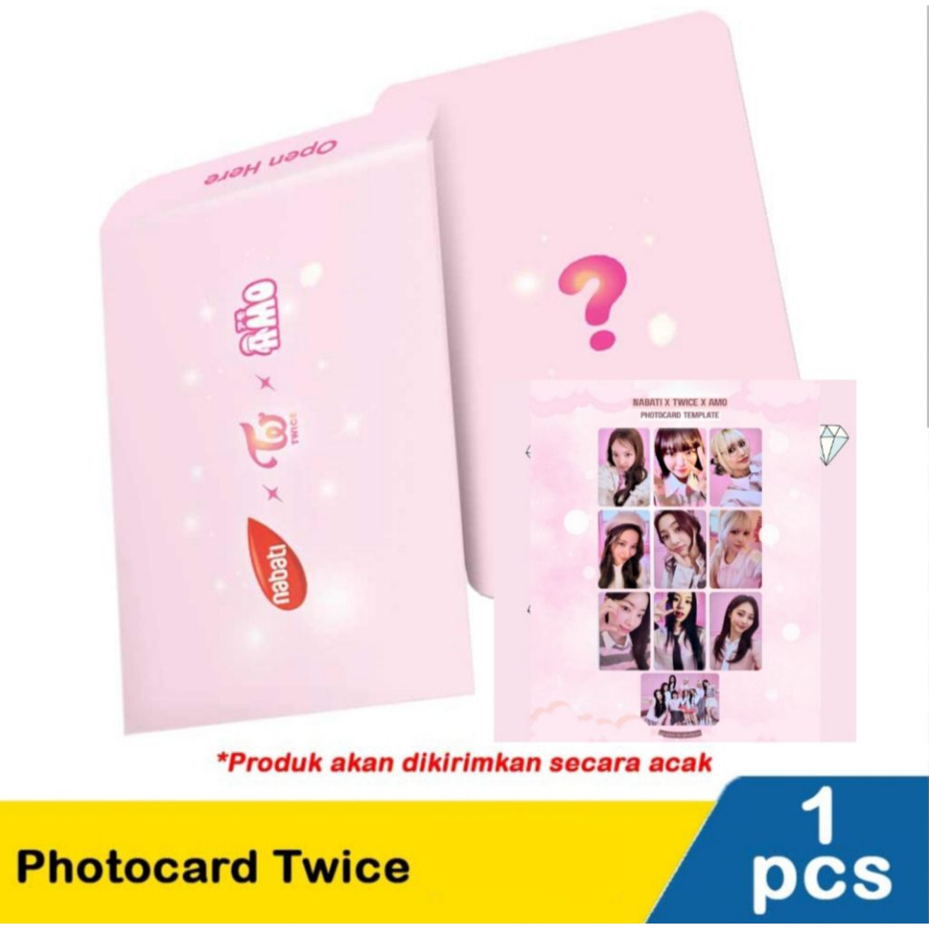 พีซีอย่างเป็นทางการ PHOTOCARD NABATI X TWICE X AMO