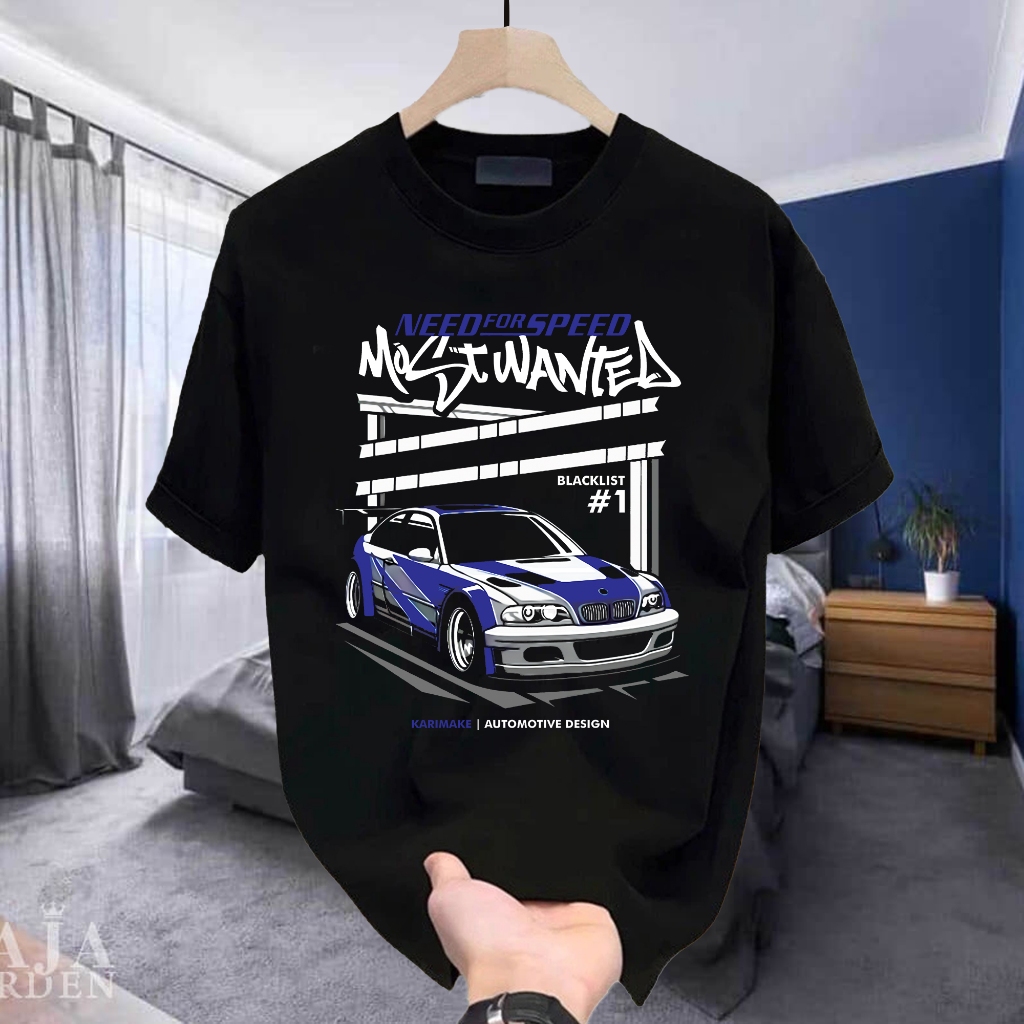 BMW E46 GTR NFS MOST WANTED 24s GSM T เสื้อ Cool Unisex Distro เสื้อ