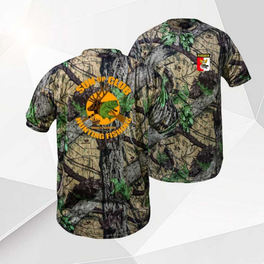 เสื้อยืด Mossy Oak Perbakin Camo - ดีไซน์เฉพาะสําหรับคนรักล่าสัตว์