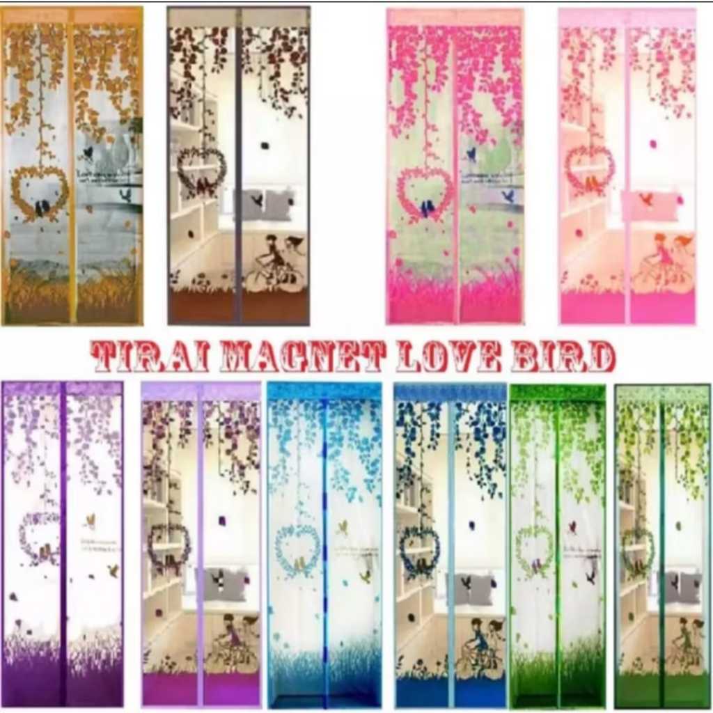 ม่านแม่เหล็กกันยุงแบบสุ่ม Baichuan