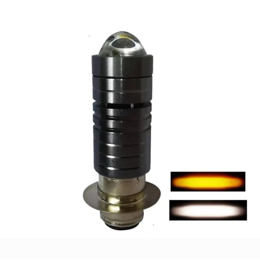 AC DC Hi Lo 2 สีรถจักรยานยนต์ LASER LED ไฟหน้า H6 D2 D2A สกู๊ตเตอร์อัตโนมัติ VINYX CSP