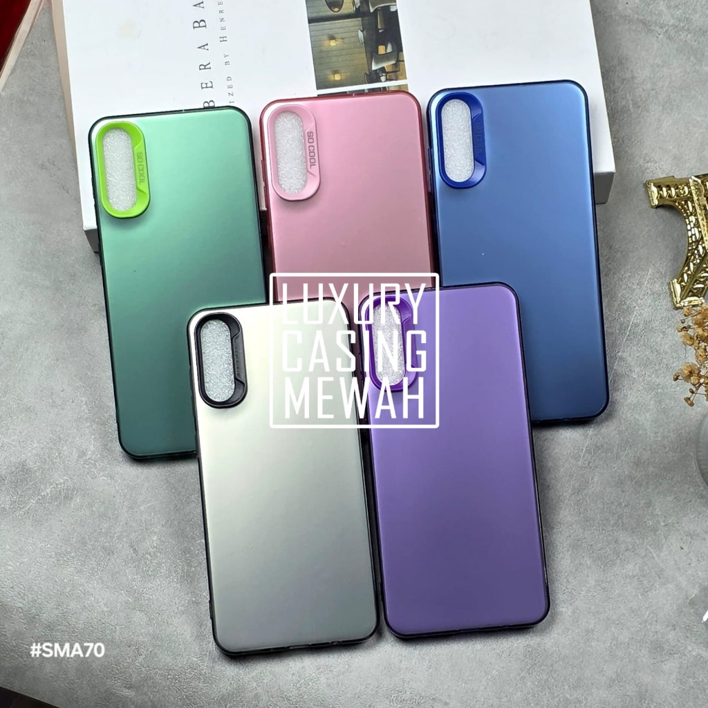 เคส Samsung A70 IMD Hologram Luxury Case Hybrid Samsung A70