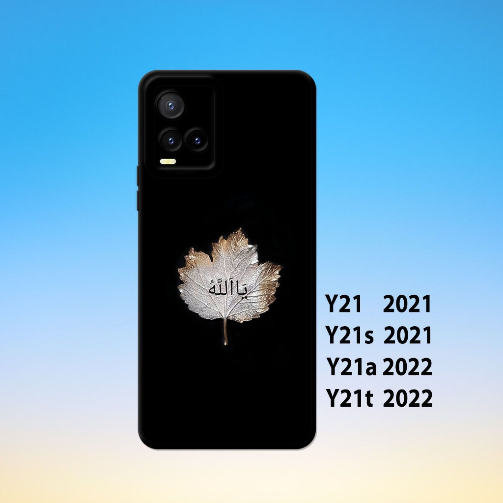 HP Vivo Y21, Vivo Y21S, Vivo Y21A, Vivo Y21T _เคสโทรศัพท์ยางสีดําสุดเท่ ยืดหยุ่น หนา