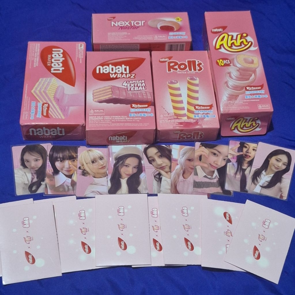 TWICE X NABATI SEALED สุ่มโฟโต้การ์ด