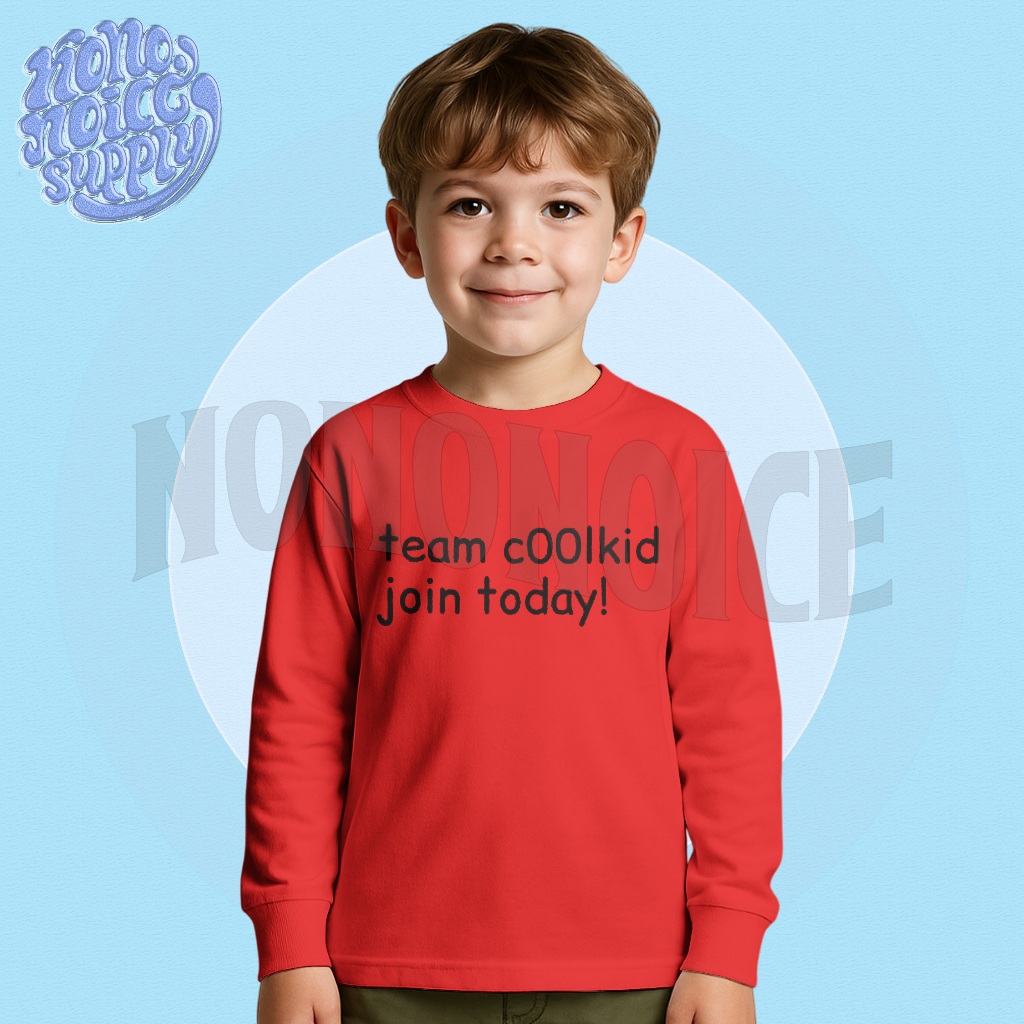 Roblox Forsaken Team cOOlkid เสื้อยืดเด็กแขนยาว/เสื้อเด็กแขนยาว cOOlkid Roblox Forsaken