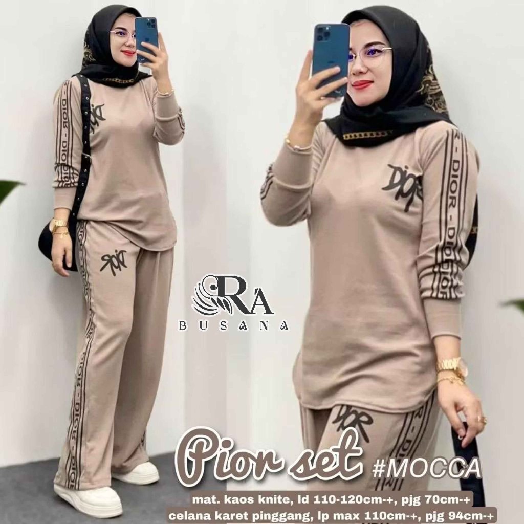 PIOR SET / SNOWY HQ JUMBO KNIT SET