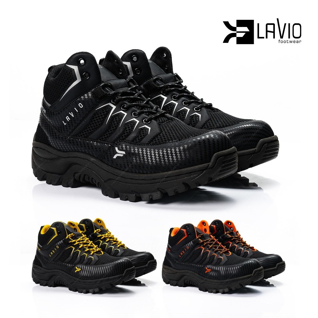 Lavio รองเท้านิรภัยผู้ชายคุณภาพสูง Asahi Booster Mood Booster เดินป่ากลางแจ้ง Touring Project Cream